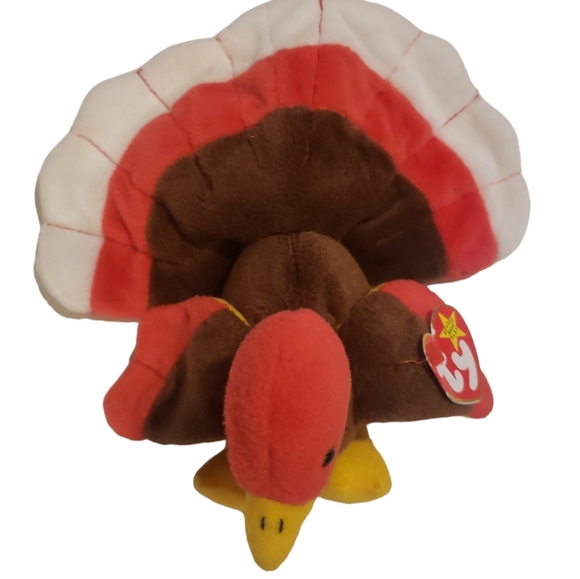 Vintage Ty Beanie Baby Gobbles The Turkey - Picture 2 of 7